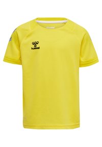 Hummel - T-shirts print - blazing yellow Miniaturebillede 1