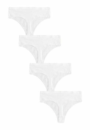 4 PACK - Thong - white logo