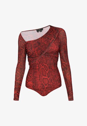 faina, Langærmet T-shirt - red/black