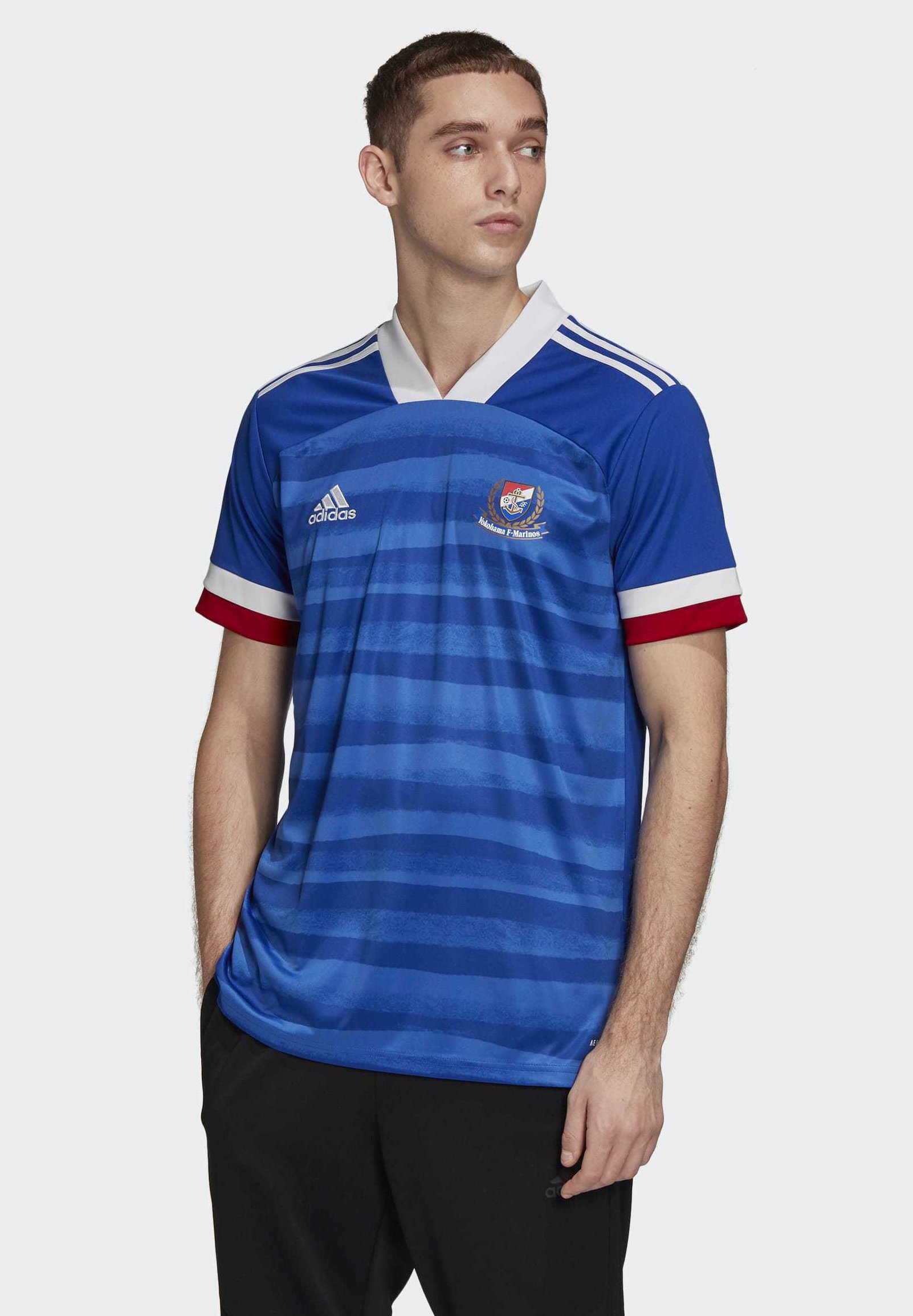 Adidas Performance Yokohama F Marinos Home Jersey Club Wear Blue Zalando De