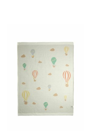 JoJo Maman Bébé, HOT AIR BALLOON EMBROIDERED BLANKET . UNISEX - Babydecke - natural
