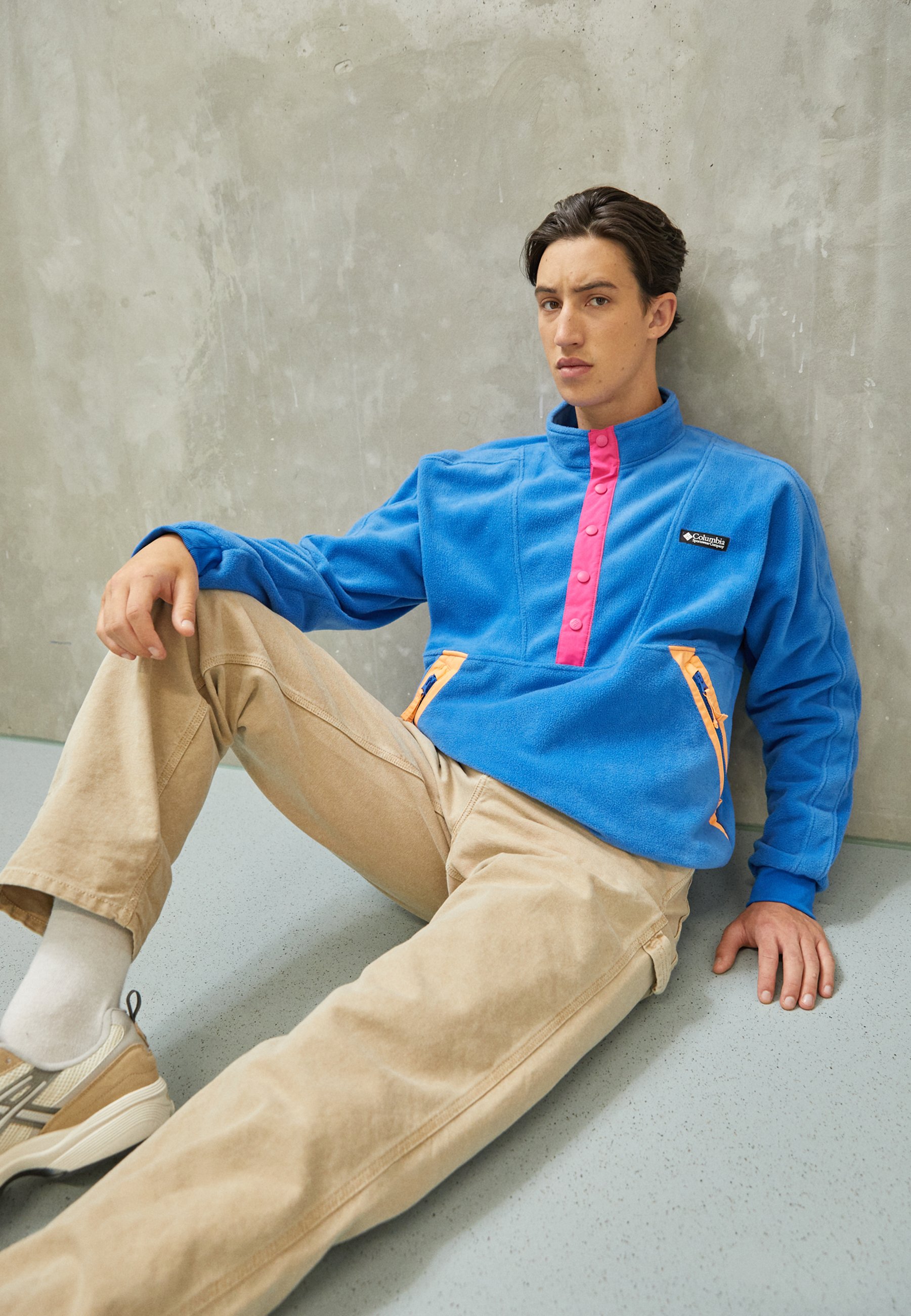 Exclusivité - Columbia - Glacial - Polaire courte - Bleu marine