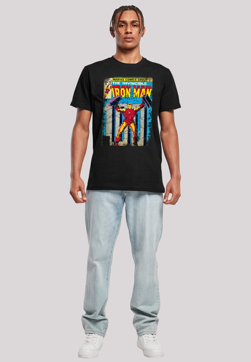 T-shirt Marvel Iron Man Enfant - Noir - Taille 5/6 Ans - Neuf