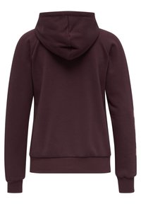 Hummel Felpa con zip - brown
