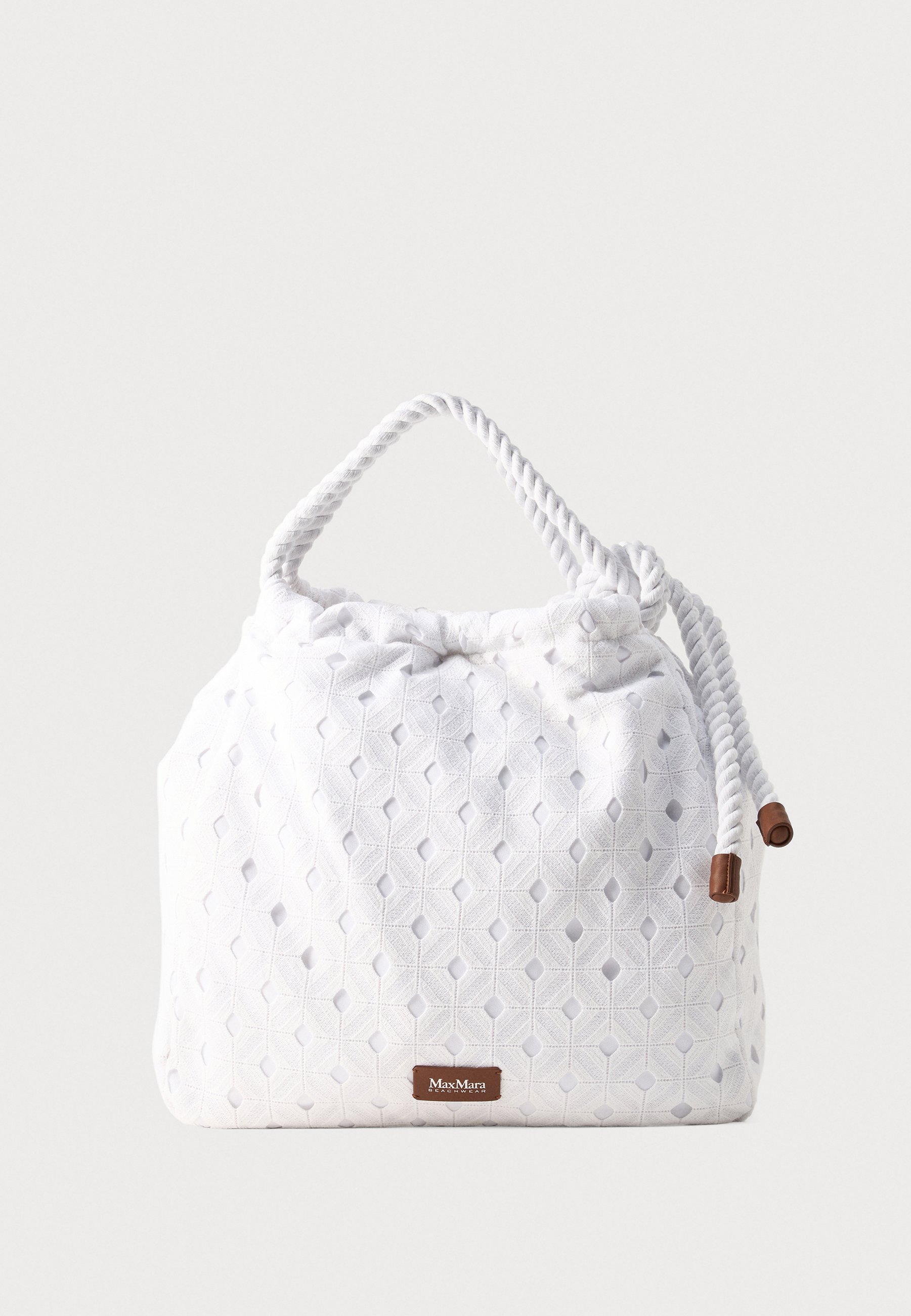 Shopping bag - bianco ottico — Max Mara Beachwear borse