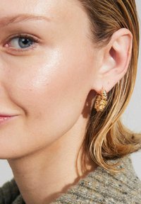Pilgrim HOOP - Øreringe - gold plated
