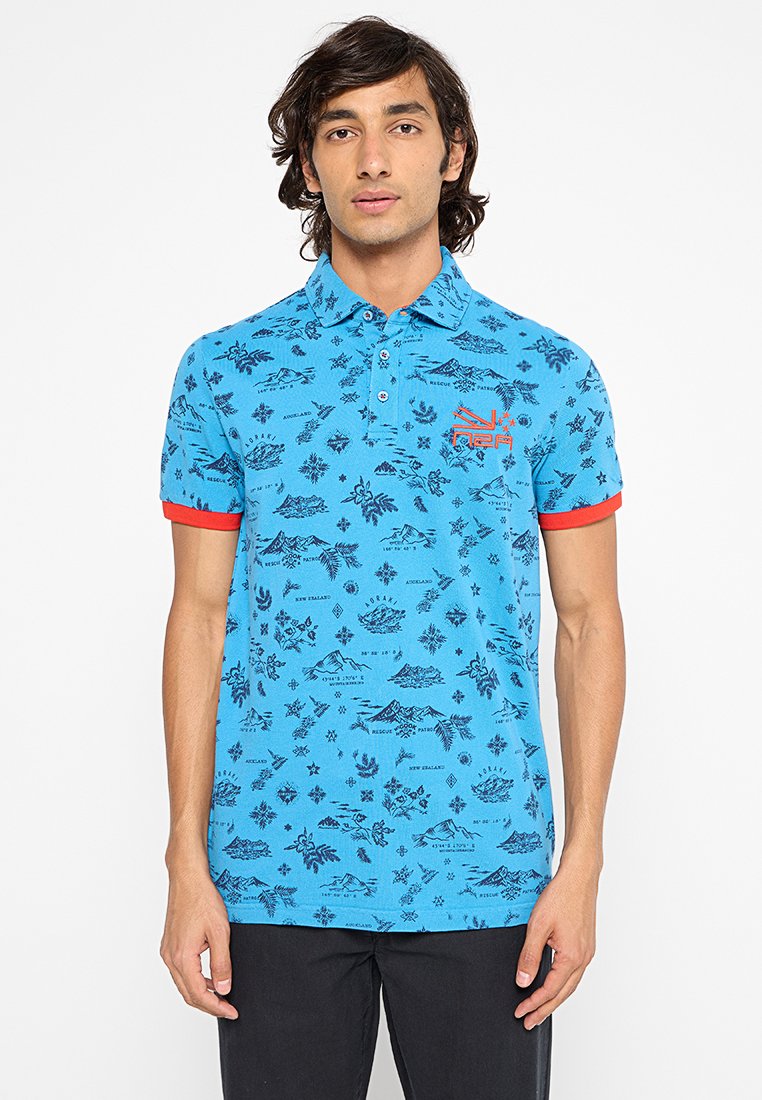 NZA New Zealand Auckland Poloshirt lichtblauw NZA New Zealand Auckland Poloshirt lichtblauw