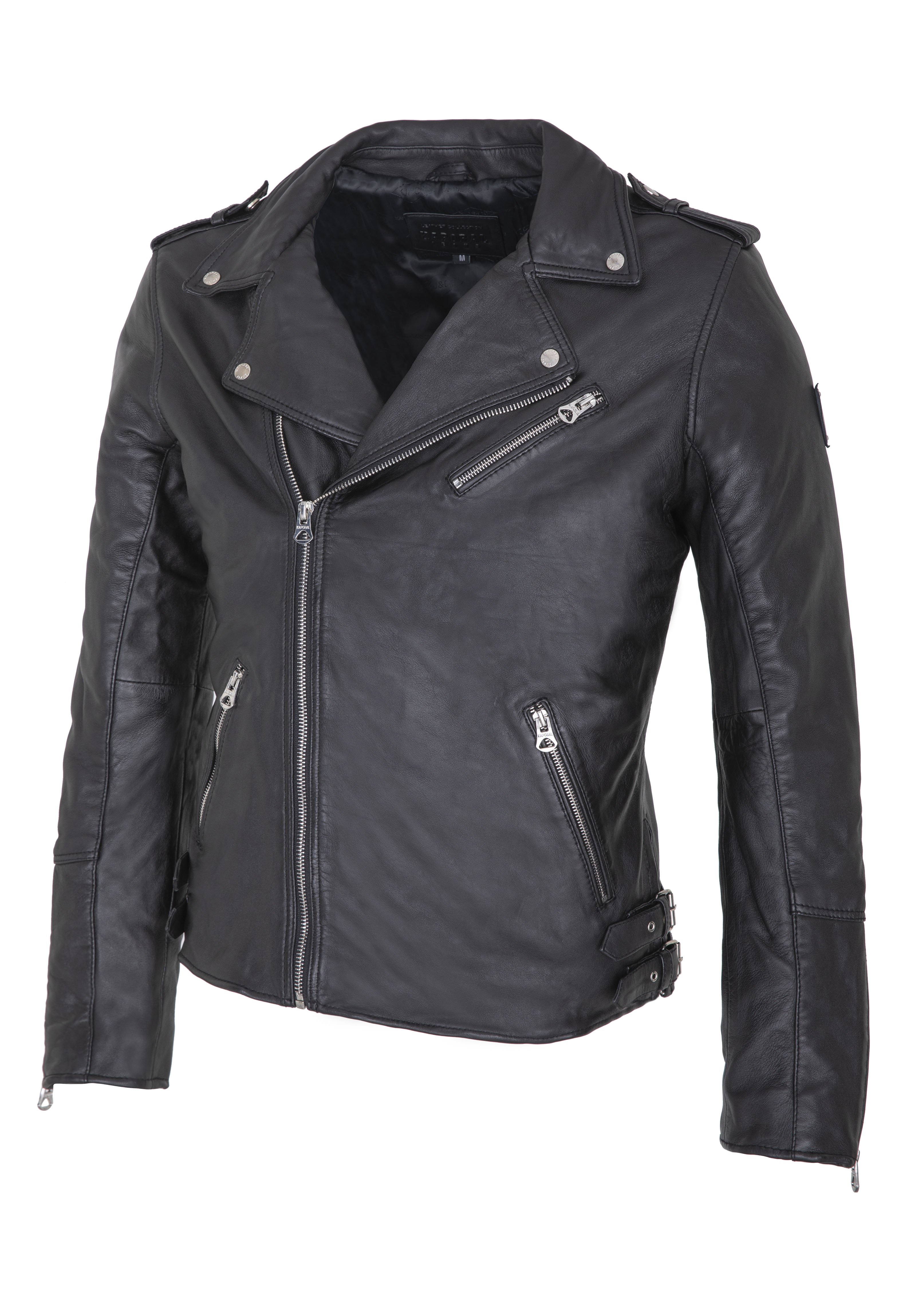 Kaporal GLENN - Leather jacket - black - Zalando