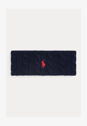 Polo Ralph Lauren CABLE KNIT WOOL CASHMERE HEADBAND - Fülmelegítők - hunter navy