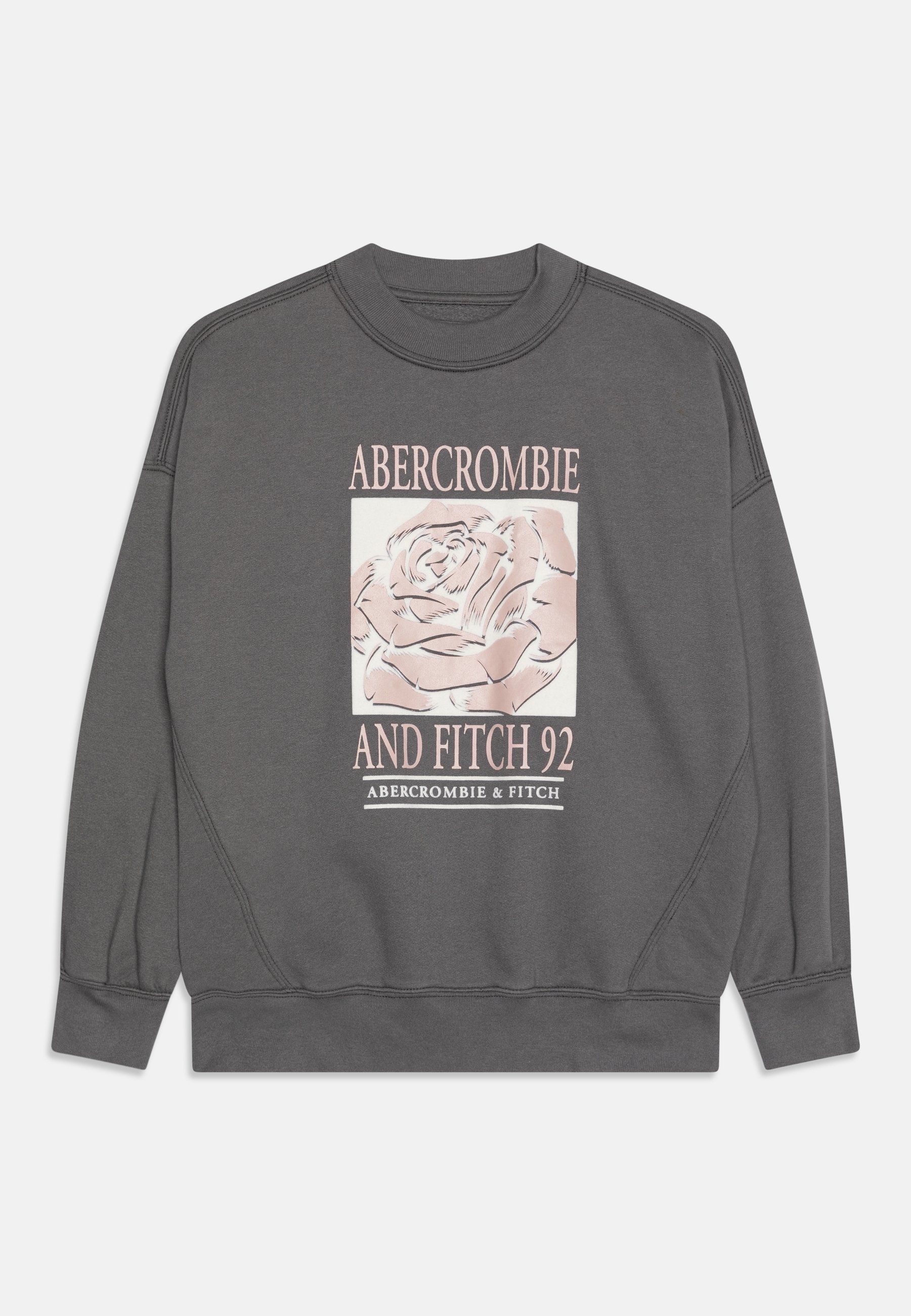 Abercrombie Fitch MOCK-NECK CREW SWEATSHIRT Felpa CASTLEROCK