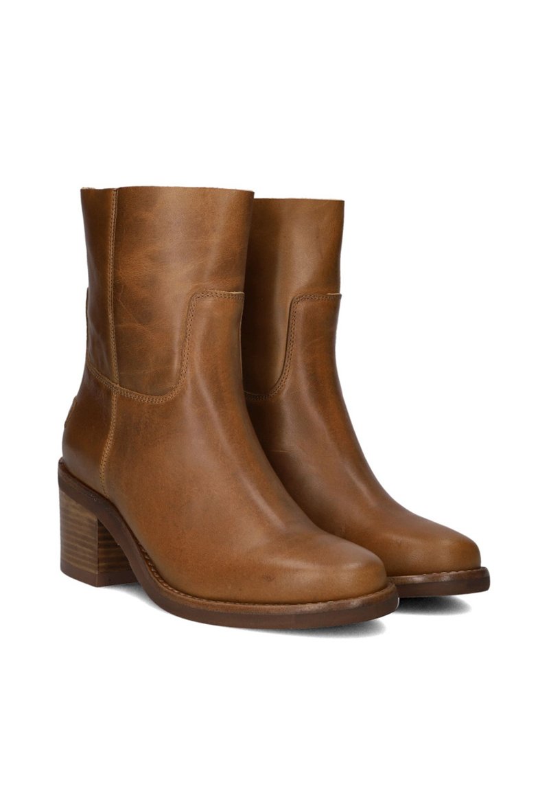 Shabbies Laarzen Shabbies Amsterdam Stiefel Taupe Enkellaars Julie