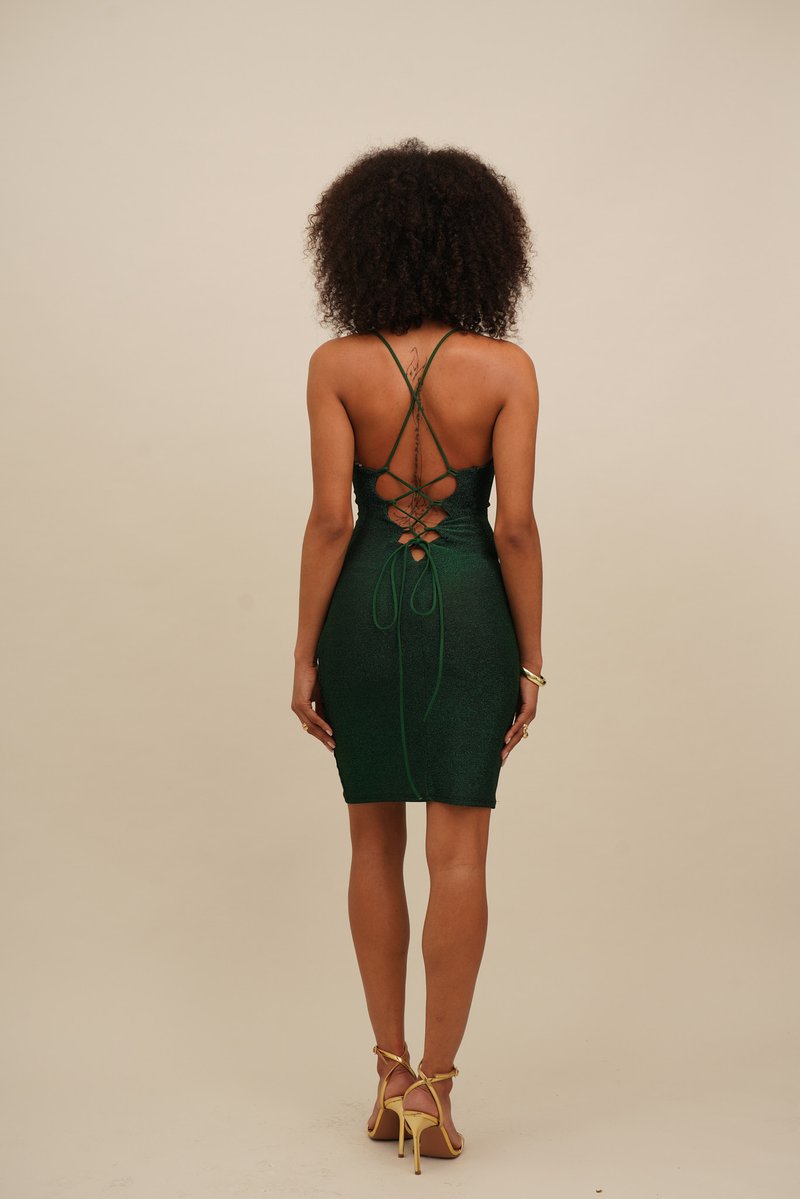 WAL G. ARGENTINE MINI - Cocktail dress / Party dress - forest green/dark  green - Zalando.co.uk