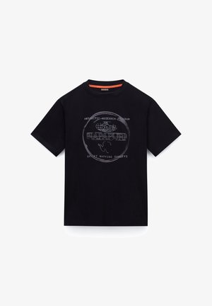Napapijri BALD - Camiseta estampada - black beauty