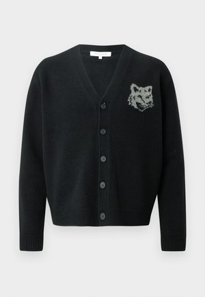 FOX HEAD - Kardigan - black/medium grey melange