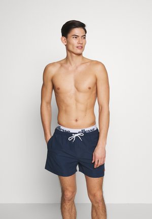 TEYNOR - Swimming shorts - navy/white