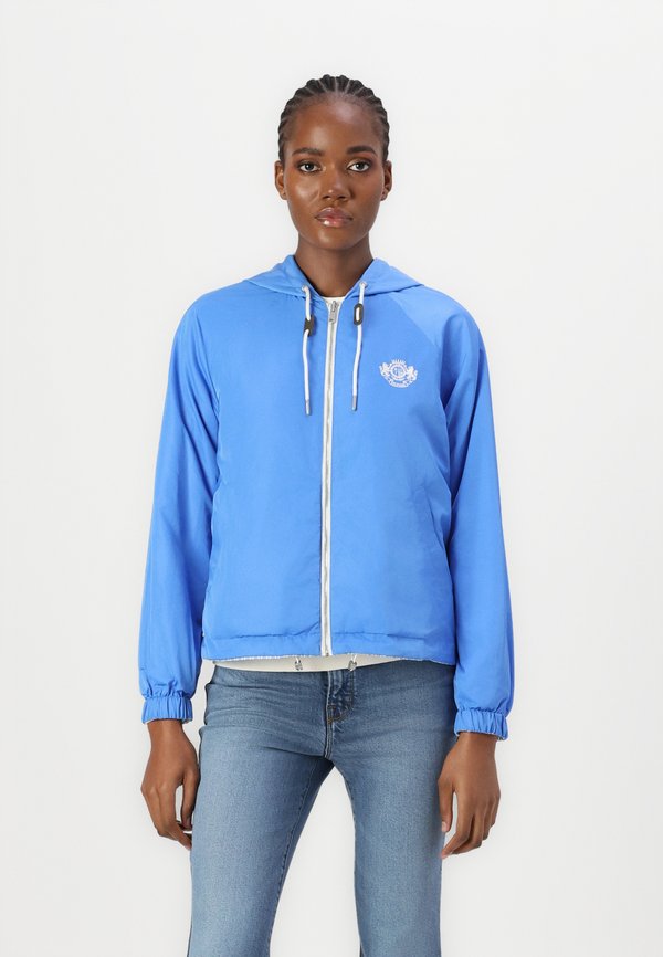 PRINTED STRIPE WINDBREAKER - Windbreaker