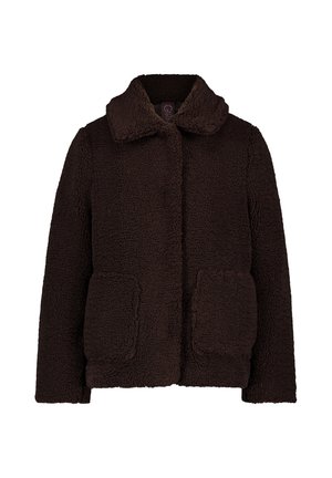 Cartoon, CARTOON MIT KRAGEN PLÜSCHJACKE - Veste d'hiver - dunkelbraun