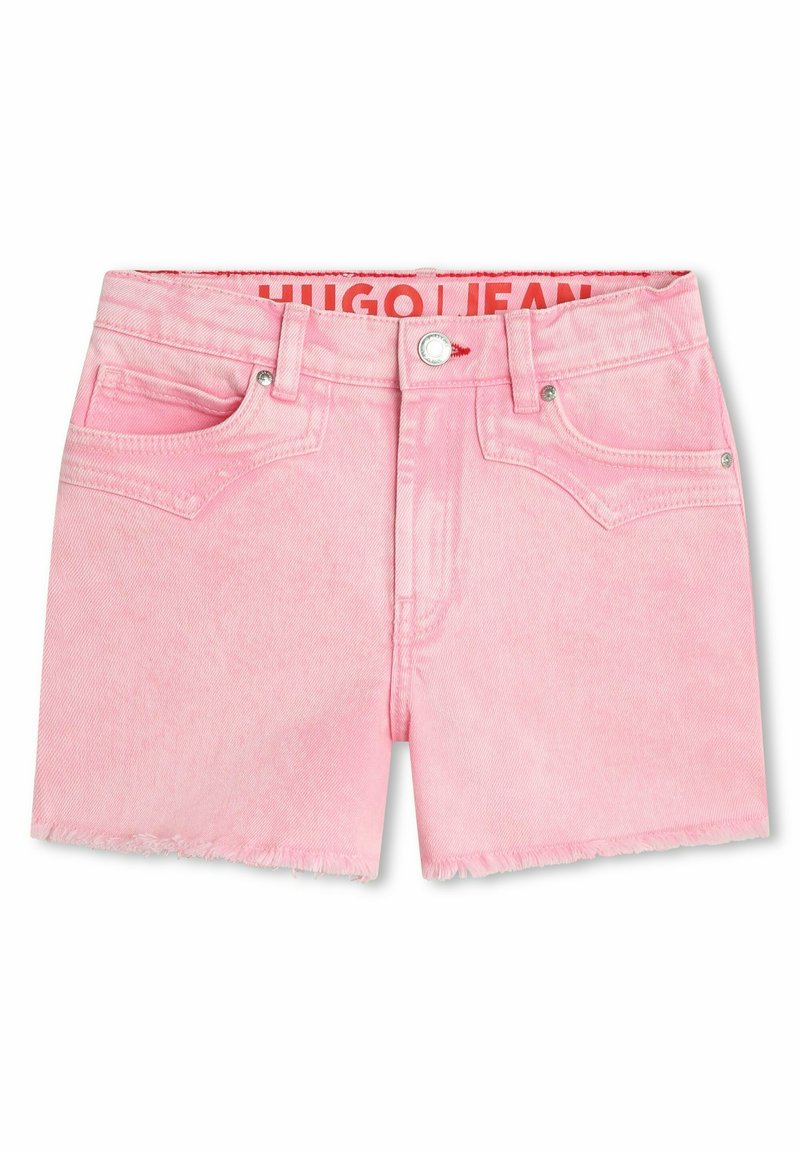 HUGO Kids Jeansshort donkerroze HUGO Kids Jeansshort donkerroze