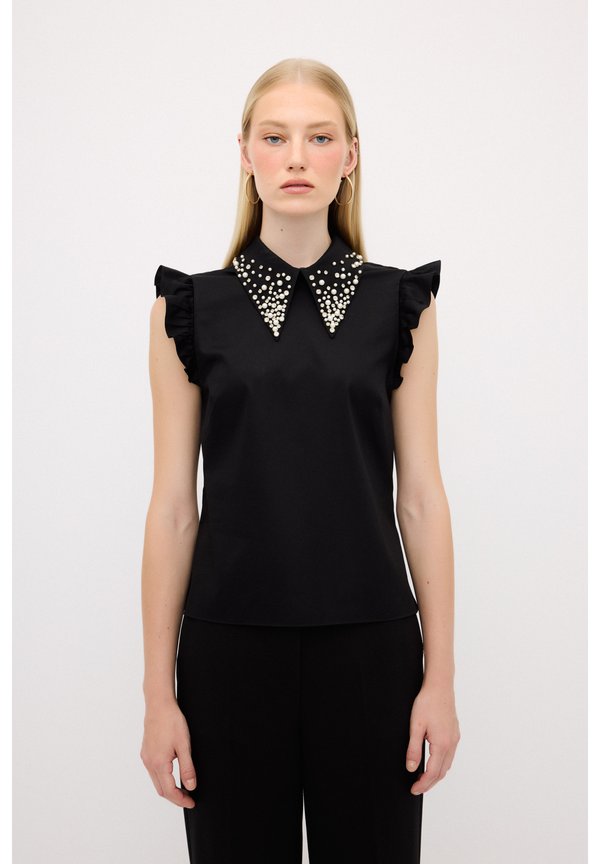 WITH STONE COLLAR - Bluse