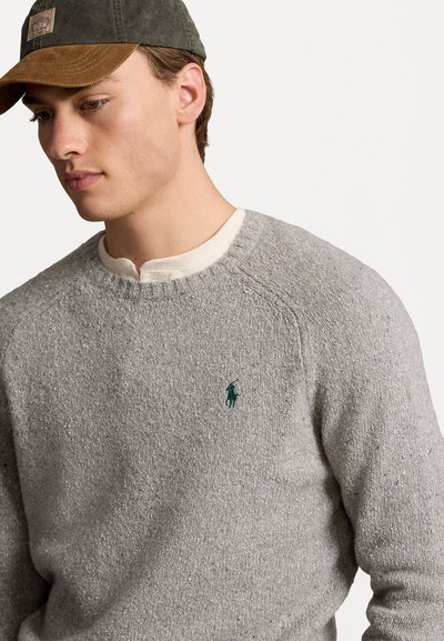 Polo Ralph Lauren SPECKLED WOOL BLEND CREWNECK SWEATER - Maglione - grey donegal