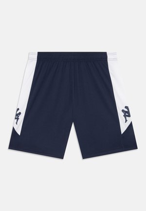 Kappa LUVIO UNISEX - Lühikesed püksid - blue marine/white