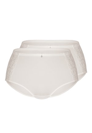 TAILLENSLIP FAMOUS EMBROIDERY 2ER PACK - Slip - ivory