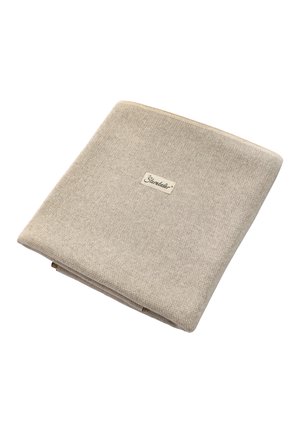 KNITTED BLANKET EDDA - Baby blanket - ecru