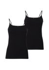 JDYAVA SINGLET 2 PACK - Top - black