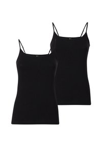 JDYAVA SINGLET 2 PACK - Toppi - black