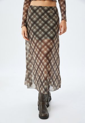 PLAID - A-linjekjol - black