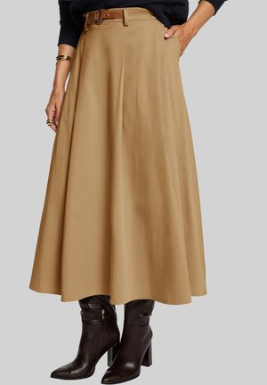 Jupe trapèze - beige