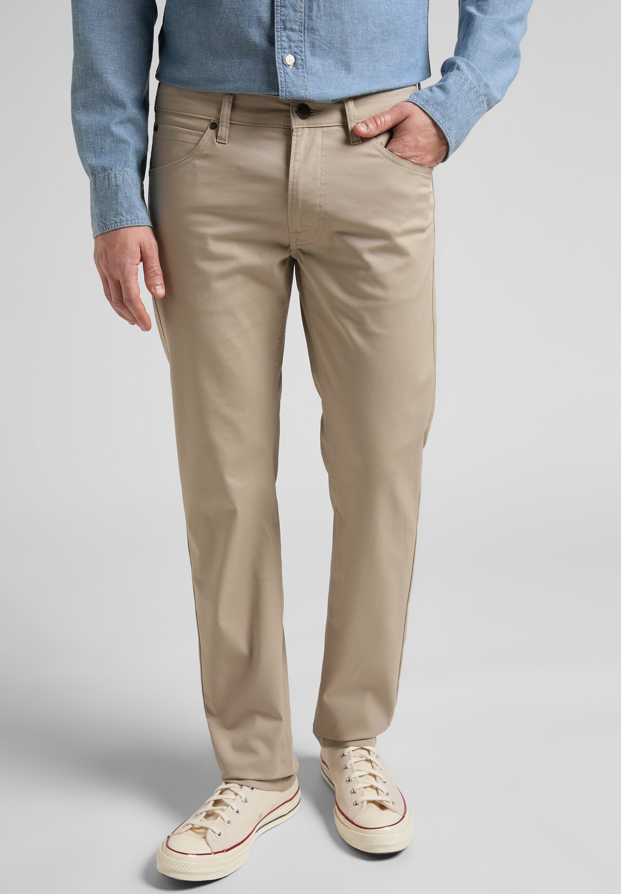 Lee DAREN ZIP FLY - Trousers - grape 