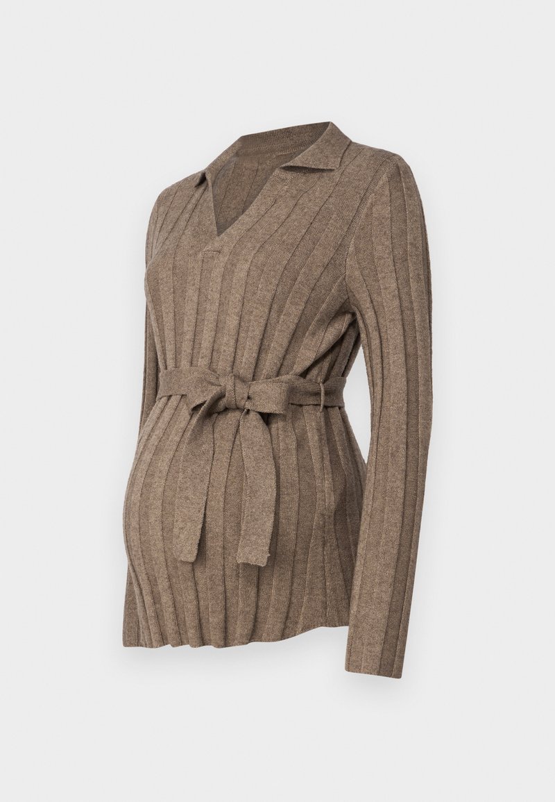 ONLY MATERNITY OLMANNELIESE PULLOVER Jumper caribou/brown