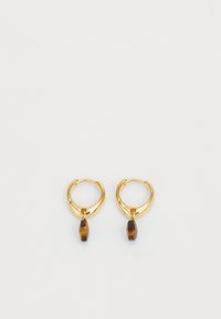 NURA DROP HUGGIES - Oorbellen - gold plated-coloured