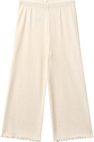 RIB WIDE - Pantaloni de trening - cream