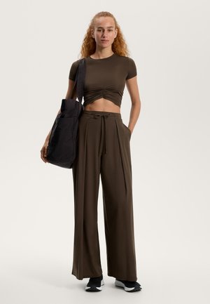 OYSHO TECHNICAL WITH FRONT POCKET - Torba za nakupovanje - black