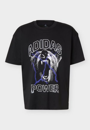 adidas Performance, POWER TRAINING GRAPHIC - T-shirt de sport - black