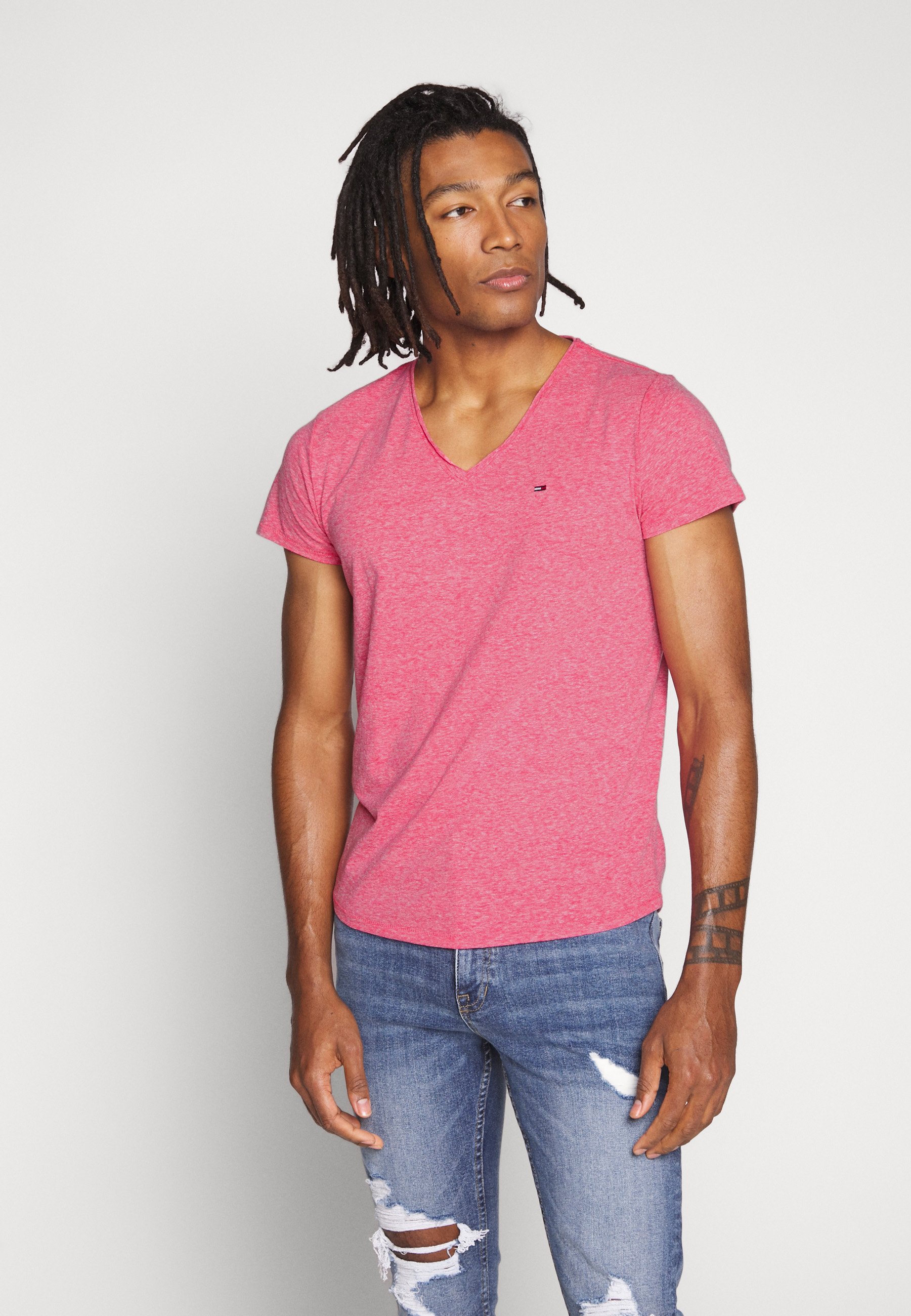 Tommy Jeans VNECK TEE - Basic T-shirt 
