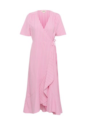 Soaked in Luxury, SLANVITTE KARVEN DRESS SS - Robe de jour - rosebloom with white stripe