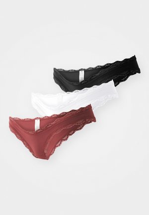 BROOKLYN 3 PACK - Briefs - white/black/red