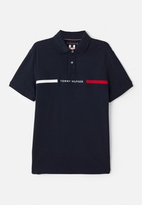 CHEST INSERT - Poloskjorter - desert sky
