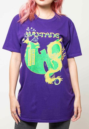 WU-TANG CLAN DRAGON BONSAI - Print T-shirt - purple