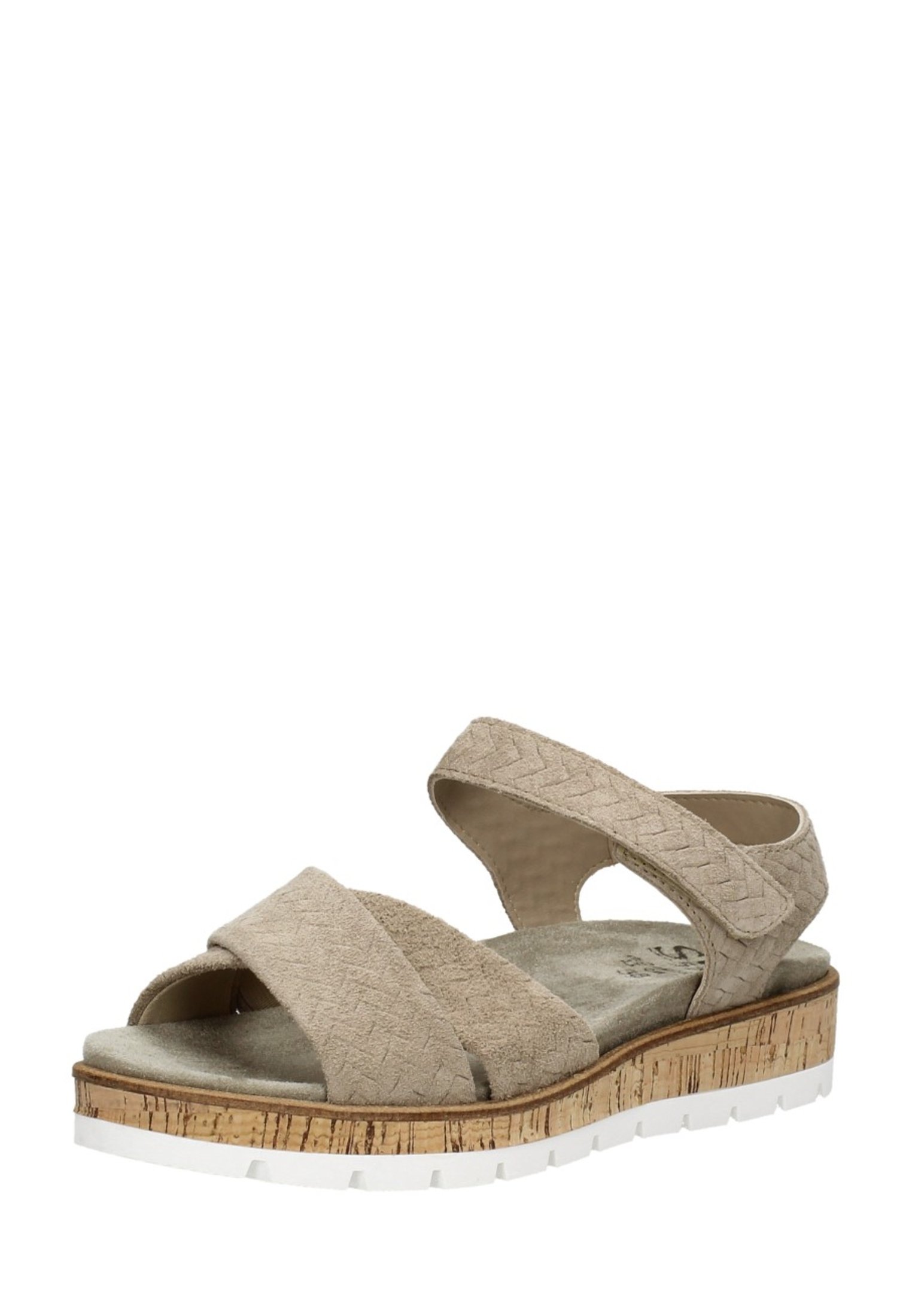 SUB55 MIA - Sandalen met sleehak - beige - Zalando.nl