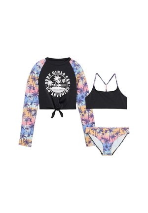 3-TLG. SET - Accessoire de plage - black