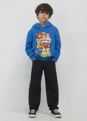 Calliope JOGGER CON STRAPPI - Jeans Straight Leg - nero ultrablack