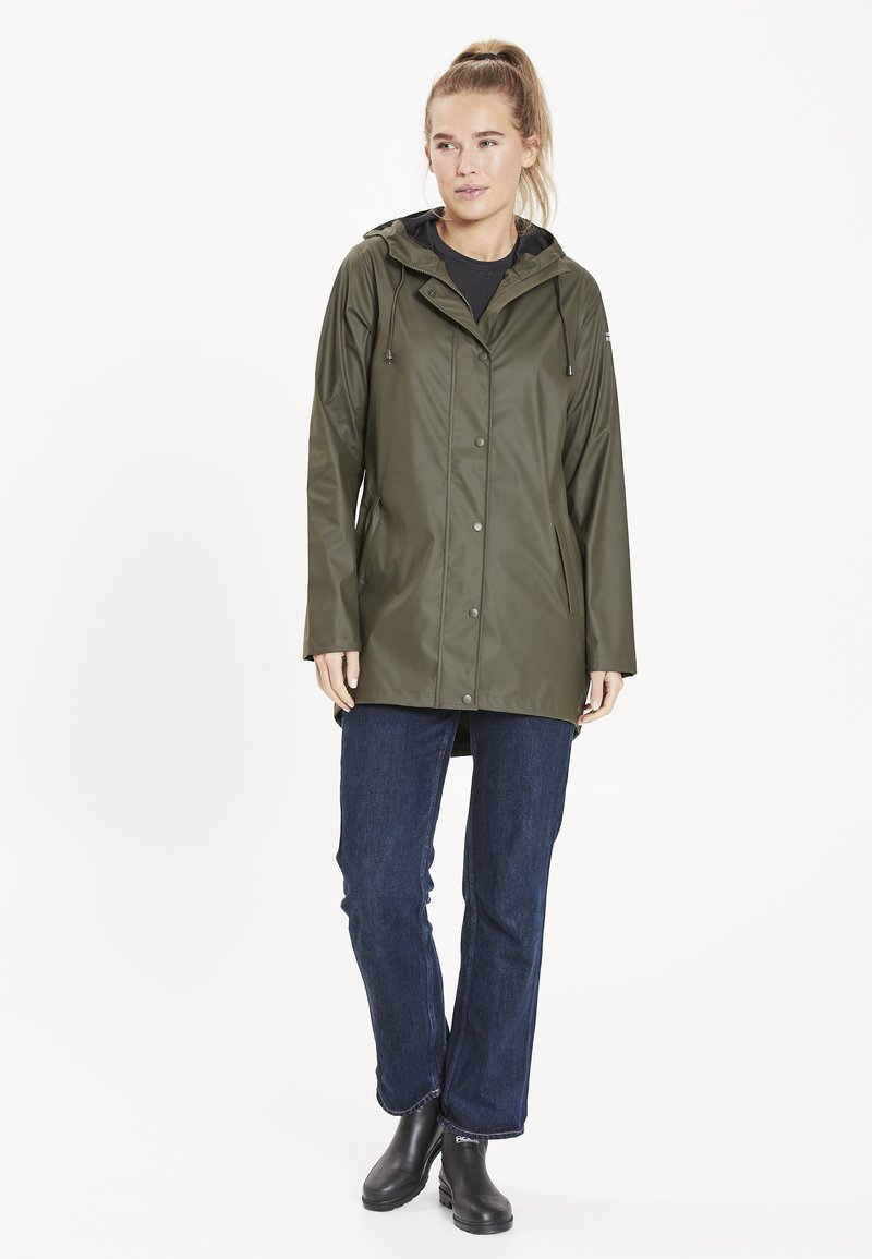 Damen Parkas | Weather Report PETRA Regenjacke / wasserabweisende Jacke forest night/oliv-meliert - WU10757 Damen Parkas | Weather Report PETRA Regenjacke / wasserabweisende Jacke forest night/oliv-meliert - WU10757