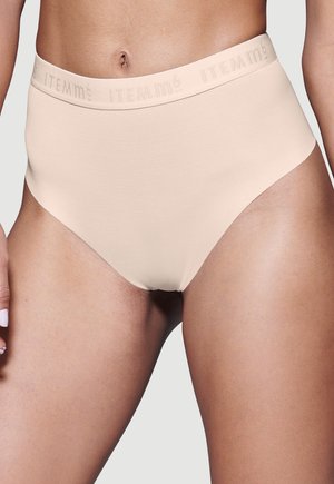 ALL MESH SHAPING BRAZILIAN BRIEFS - Slip - apricot
