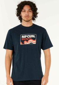 SURF REVIVAL SWIRL - T-Shirt print - dark navy