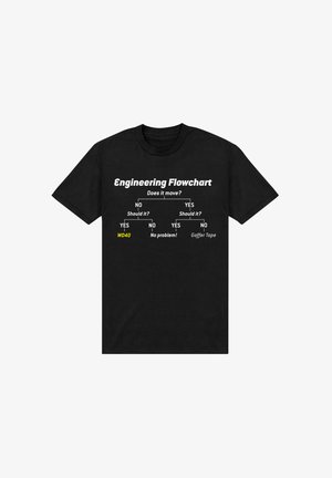 Henry Tiger, UNATHLETIC - Print T-shirt - black