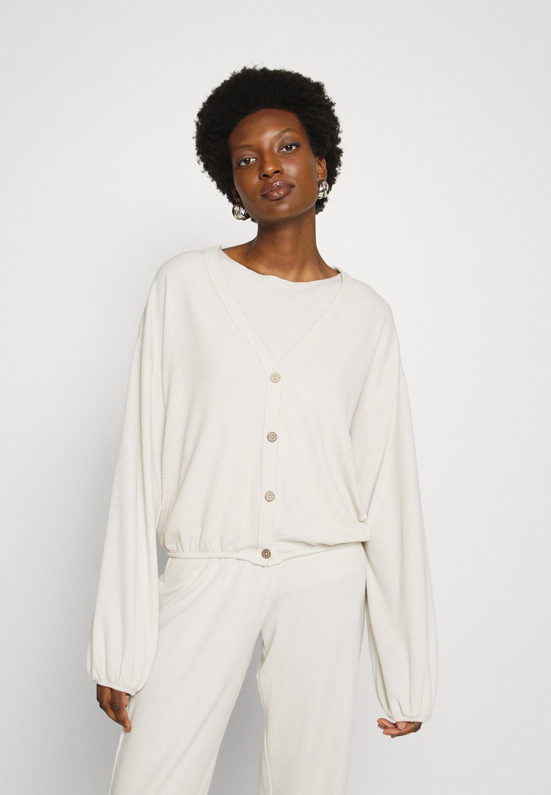 Lounge Nine ANDY CARDIGAN - Casaco de malha - moonbeam